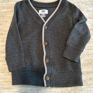 Old Navy Gray Cardigan Sweater for Kids 2T